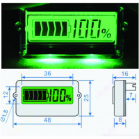 Индикатор уровня заряда батареи 3S 18650 Li-ion 12,6В ЖК Индикатор уровня заряда батареи 3S 18650 Li-ion 12,6В ЖК